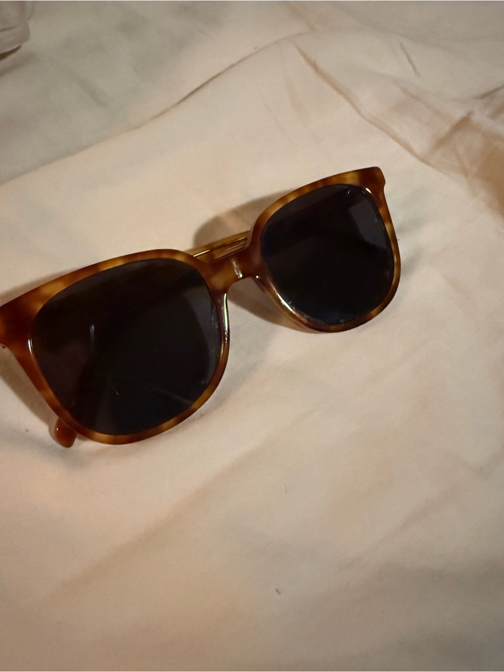 Madewell Tortoiseshell Sunglasses with Dark Lenses